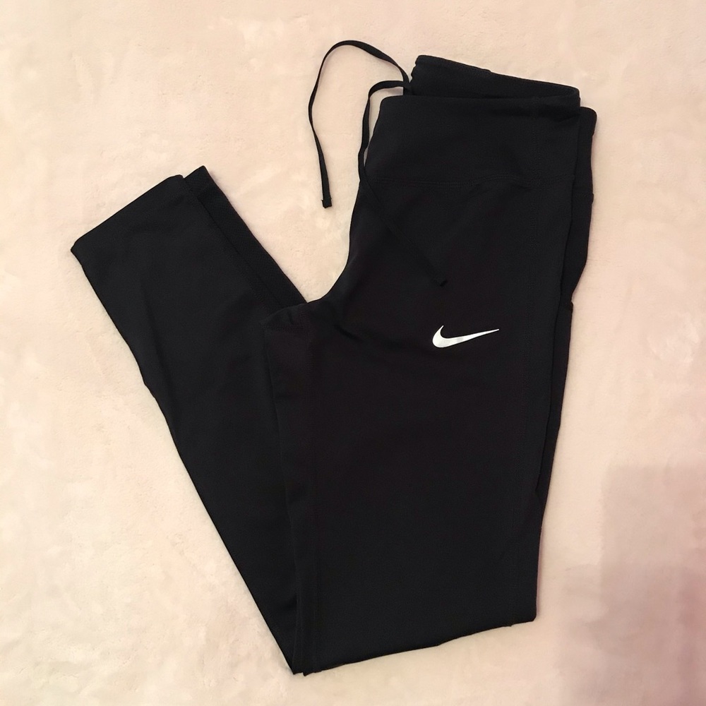 Nike dri fit drawstring leggings
